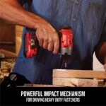 CRAFTSMAN 20V MAX Impact Driver Kit, 1/4 Inch, 2,800 RPM, LED Work light, Batter... - Image 7