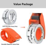 Swihauk 1.88 in x 66.6 YDs Heavy Duty Packing Tape with Dispenser, Strong & Dura... - Image 3