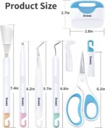 Sooez Weeding Tools for Vinyl, 6PCS Basic Tools Set, Precision Craft Vinyl Tool ... - Image 7