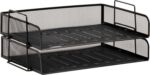 Mind Reader Stackable Paper Tray, Desktop Organizer, File Storage, Office, Metal... - Image 8