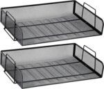 Mind Reader Stackable Paper Tray, Desktop Organizer, File Storage, Office, Metal... - Image 9