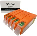 F-ink 5 Colors Empty Refillable Ink Cartridges Replacement for Canon 280XXL 281X... - Image 4