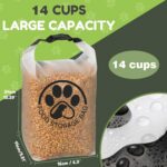 Pet Food Storage Bag for Travel - Transparent Leak-Proof Dog Food Container with... - Image 5
