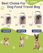 Pet Food Storage Bag for Travel - Transparent Leak-Proof Dog Food Container with... - Image 8