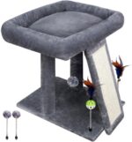 TWDEPART Cat Tree Tower with Cat Scratching Post for Indoor Cats, Activity Centr... - Image 4