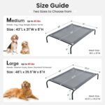 Love's cabin Elevated Cooling Dog Bed for Large Dogs, Portable Indoor & Outdoor ... - Image 7