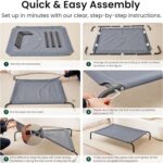 Love's cabin Elevated Cooling Dog Bed for Large Dogs, Portable Indoor & Outdoor ... - Image 9