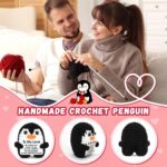 Gifts for Him Her Boyfriend Girlfriend, To My Love Handmade Crochet Mini Penguin... - Image 4