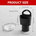 French Fry Holder and Sauce Holder Set for Car, Funny Useful White Elephant Gift... - Image 7