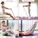 Pedal Resistance Bands with Handles, Durable 6-Tubes Multifunction Pedal Resista... - Image 6