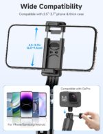 Portable Selfie Stick, 4 in 1 Extendable Phone Tripod Stand with Detachable Wire... - Image 6