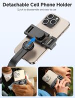 Portable Selfie Stick, 4 in 1 Extendable Phone Tripod Stand with Detachable Wire... - Image 7