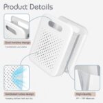 Goderewild Collapsible Laundry Basket, Space-Saving Wall-Mounted Hamper, Detacha... - Image 4