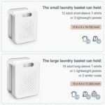 Goderewild Collapsible Laundry Basket, Space-Saving Wall-Mounted Hamper, Detacha... - Image 5