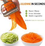 Sunkuka Potato Apple Vegetable Peeler Julienne Peeler for Kitchen - 3 in 1 Y Pee... - Image 5