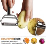 Sunkuka Potato Apple Vegetable Peeler Julienne Peeler for Kitchen - 3 in 1 Y Pee... - Image 6