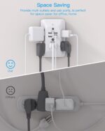 Outlet Extender with Night Light, Multi Plug Wall Outlet, Surge Protector | Mult... - Image 8