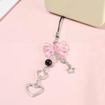 JATEBI Pink Butterfly Y2K Accessories Set for Women Y2K Jewelry Rimless Rectangl... - Image 5
