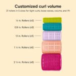 Conair Self-Grip Hair Rollers | Multi-Sized Heatless Curls for Short, Medium, Lo... - Image 5