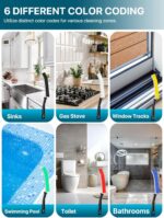 6Pcs Hard Bristle Crevice Cleaning Brush, Multifunctional Premium Crevice Cleani... - Image 8