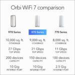 NETGEAR Orbi 870 Series Tri-Band WiFi 7 Mesh System (RBE873) - Router + 2 Satell... - Image 8