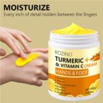 Turmeric & Vitamin C Hand Foot Cream, Anti Cracking Foot Cream for Dry | Moistur... - Image 3