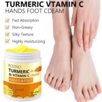 Turmeric & Vitamin C Hand Foot Cream, Anti Cracking Foot Cream for Dry | Moistur... - Image 7