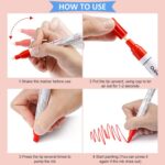 Overseas 8 Colors Paint Pens, Oil Based Permanent Paint Markers Medium Tip | Wat... - Image 8