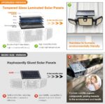 MIHANI Solar Lights Outdoor, Quick Charge Solar Motion Deck Lights Outdoor for D... - Image 4