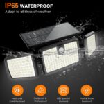 MIHANI Solar Lights Outdoor, Quick Charge Solar Motion Deck Lights Outdoor for D... - Image 6