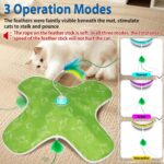 Muhhiba Interactive Cat Toys Rechargeable, Hide and Seek Kitten Toy with Touch A... - Image 4