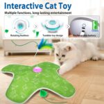 Muhhiba Interactive Cat Toys Rechargeable, Hide and Seek Kitten Toy with Touch A... - Image 6