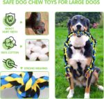 SHARLOVY Large Tough Chew Toys for Aggressive Chewers Large Breed,Heavy Duty Den... - Image 3