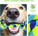 SHARLOVY Large Tough Chew Toys for Aggressive Chewers Large Breed,Heavy Duty Den... - Image 5