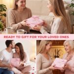BODY & EARTH Spa Gift Set for Women - Luxurious 5 Pcs Bath and Body Box, Rose Sc... - Image 6