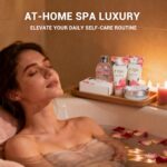 BODY & EARTH Spa Gift Set for Women - Luxurious 5 Pcs Bath and Body Box, Rose Sc... - Image 8