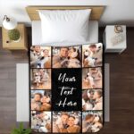 Ships Next Day, Custom Blanket with Picture Text - Printed in USA, Personalized ... - Image 4