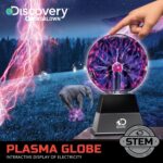 Discovery Plasma Globe Lamp, Touch & Sound Sensitive Lightning, Interactive Ele... - Image 5