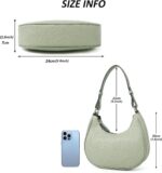 TANTOMI Small Crescent Shoulder Bags for Women Retro Classic Clutch Hobo Tote Pu... - Image 5