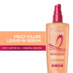 L'Oreal Paris Elvive Dream Lengths Frizz Killer Leave-In Serum, 3.4 Ounce - Image 3
