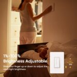 TREATLIFE Smart Dimmer Switch 4 Pack, Single Pole Smart Switch Works with Alexa ... - Image 6