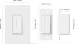 TREATLIFE Smart Dimmer Switch 4 Pack, Single Pole Smart Switch Works with Alexa ... - Image 10