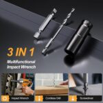 Brushless Impact Wrench 3-in-1 500N.m(369Ft-lbs) Torque Wrench 1/2 Drive with 2.... - Image 4