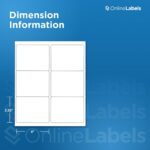 4 x 3.33 Rectangle Shipping Labels - Permanent, White Matte - Wine, Pallet Label... - Image 4