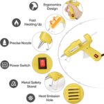 ROMECH 20W Mini Hot Glue Gun with 30 Glue Sticks Set, Fast Preheating Hot Glue G... - Image 3