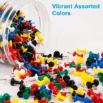 400Pcs Push Pins, Thumb Tacks for Bulletin Board, Stick Pins Thumb Tacks for Cor... - Image 3