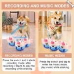 BABORUI Interactive Dog Toys Pig, Jumping Squeaky Dog Toys with Recording and Mu... - Image 4
