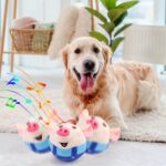 BABORUI Interactive Dog Toys Pig, Jumping Squeaky Dog Toys with Recording and Mu... - Image 8