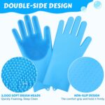 Pecute Silicone Pet Grooming Gloves for Washing Cats Dogs Bath Brush | 3,000 sof... - Image 4