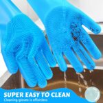 Pecute Silicone Pet Grooming Gloves for Washing Cats Dogs Bath Brush | 3,000 sof... - Image 10
